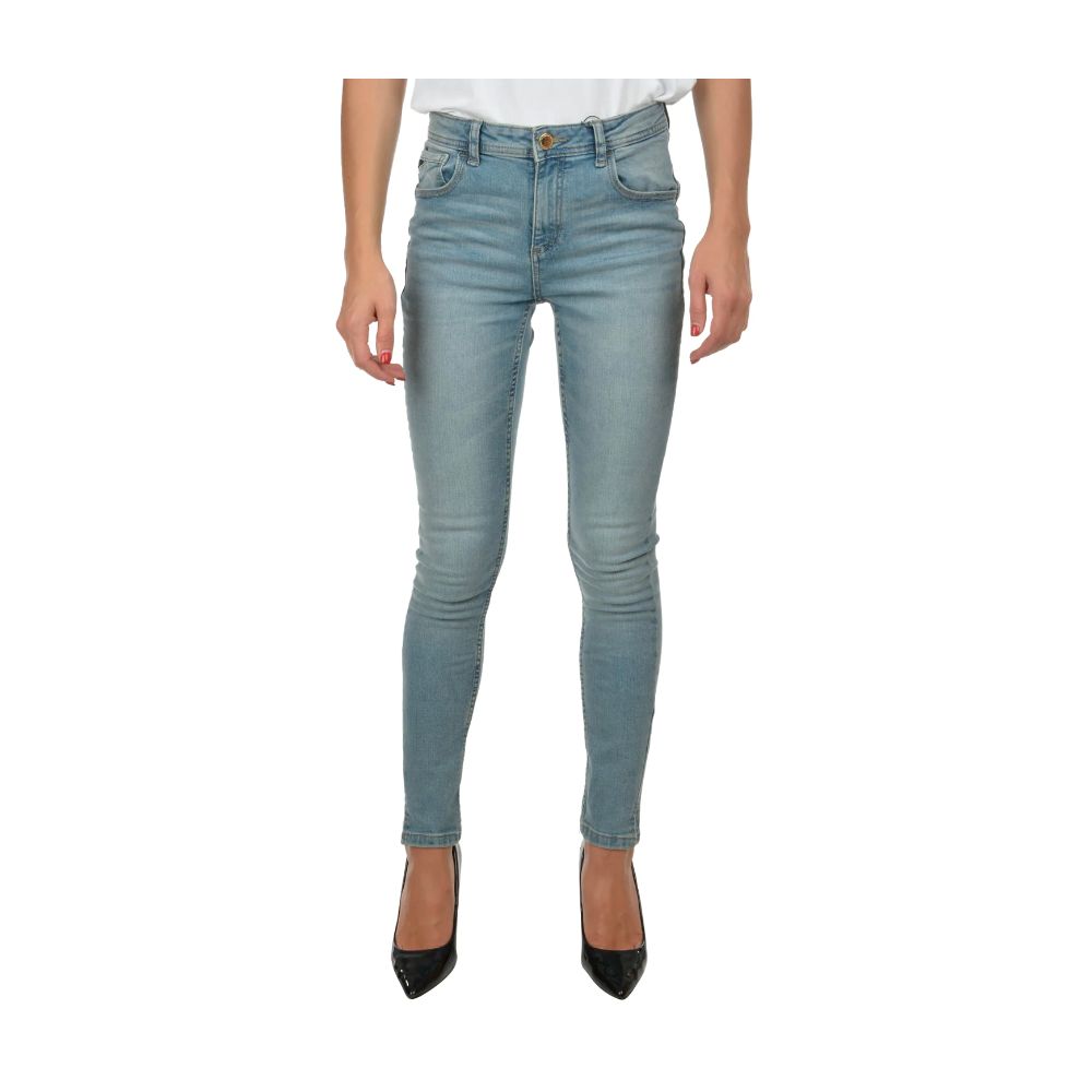 Yes Zee Blue Cotton Women's Skinny Jean