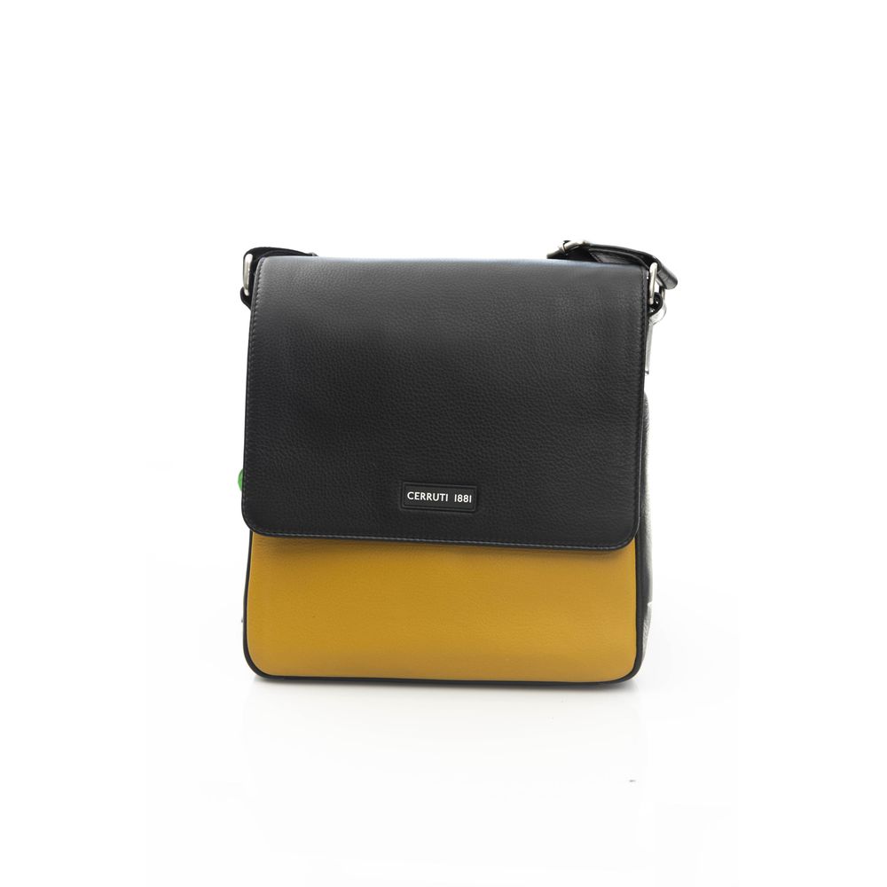 Yellow Leather Women Crossbody Bag
