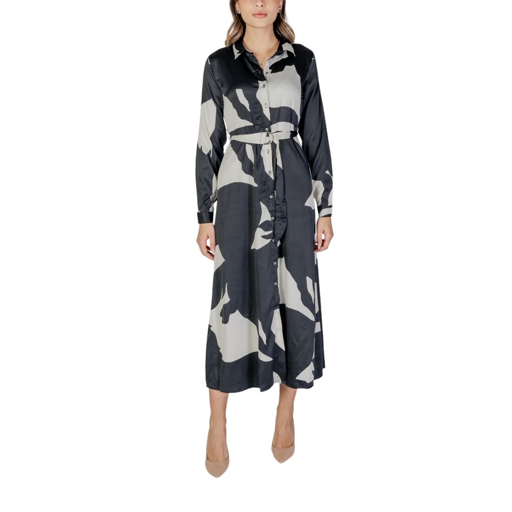 Only Black Recycled Polyester Long