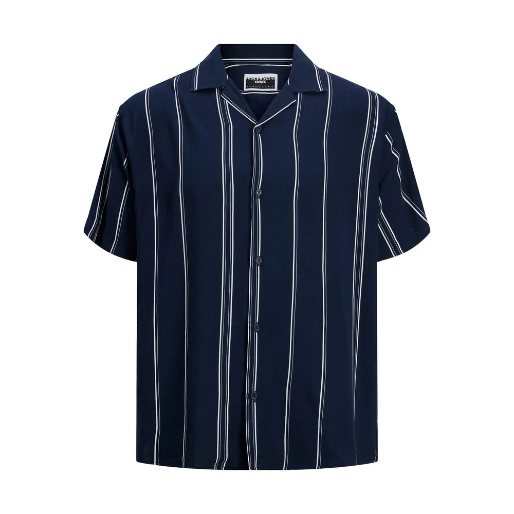 Blue Viscose Shortsleeve