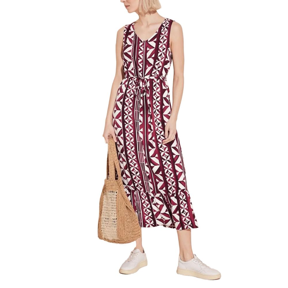 Street One Red Viscose Long