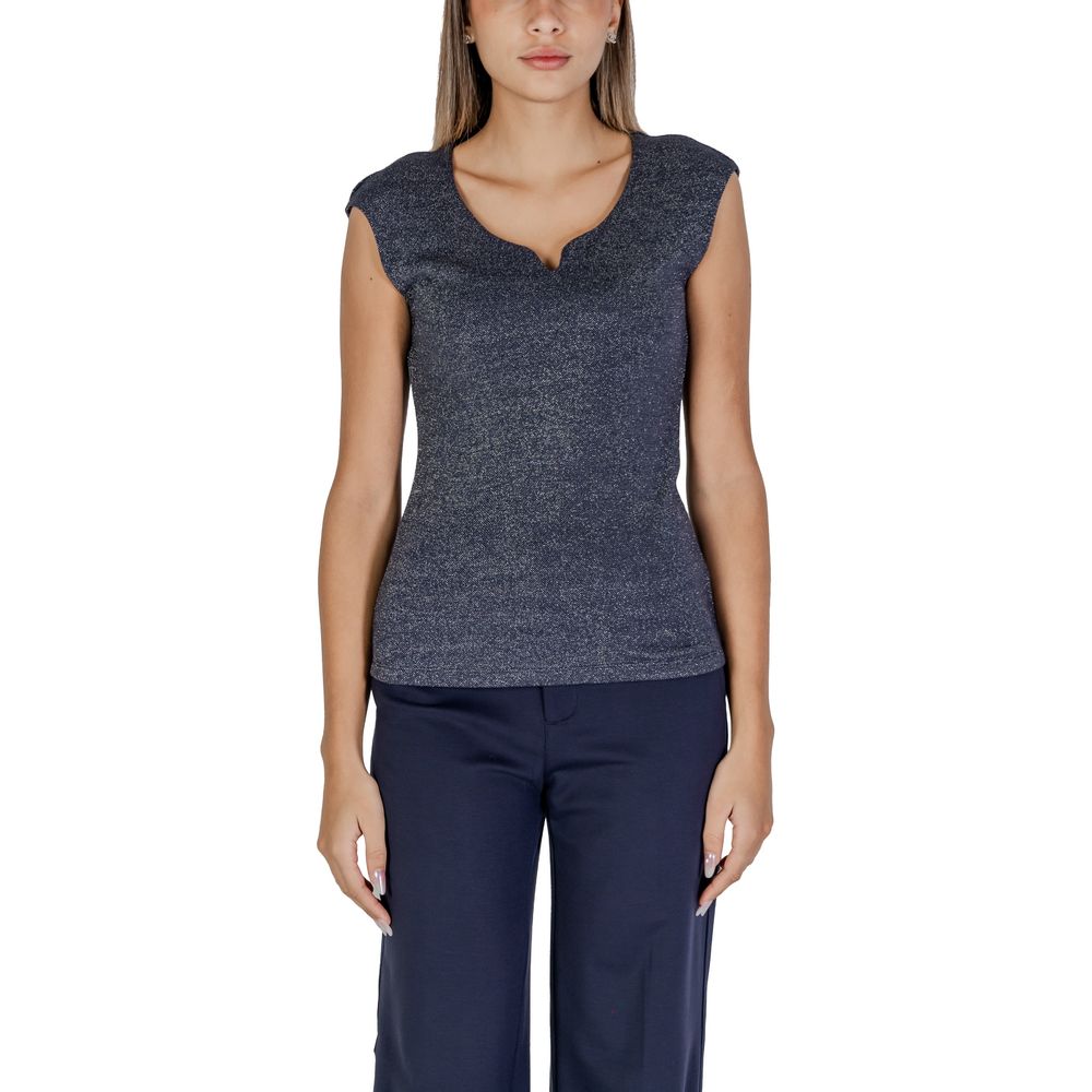 Street One Blue Viscose Tank Top