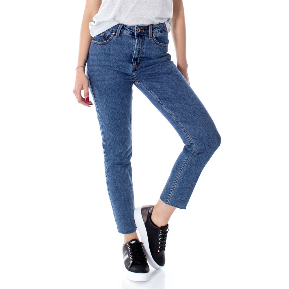 Only Blue Cotton Mom Jean