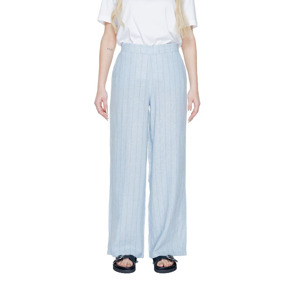 Vero Moda Blue Linen Pant