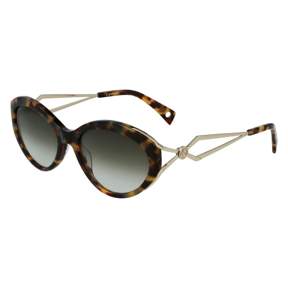 Lanvin Brown Haircalf Sunglasses