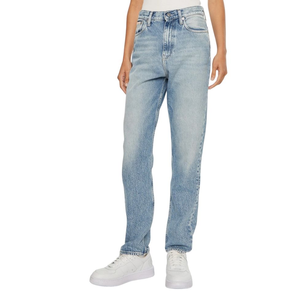 Light Blue Cotton Slim Fit Jean