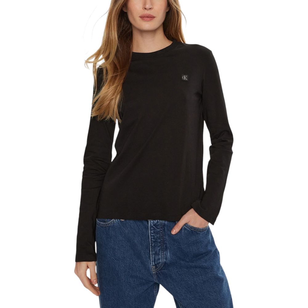 Calvin Klein Jeans Black Cotton T-Shirt