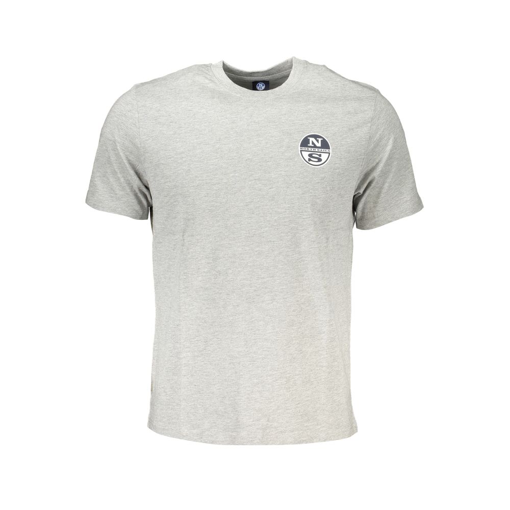 North Sails Brown Cotton Men T-Shirt