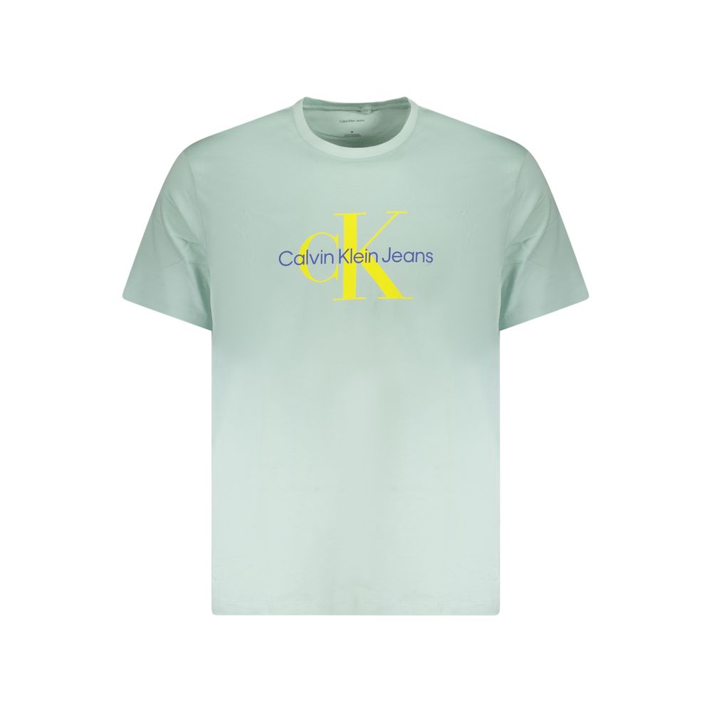 Calvin Klein Green Cotton Men T-Shirt