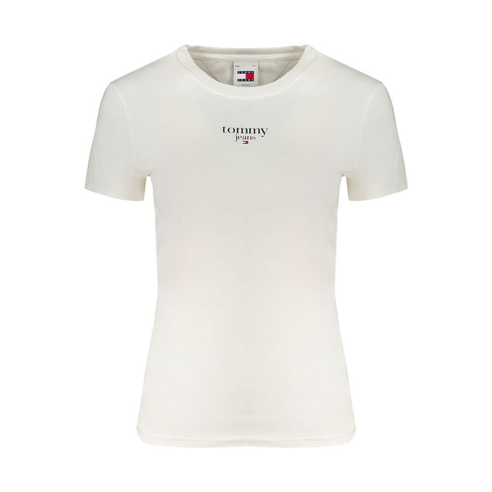Tommy Hilfiger White Cotton Tops & T-Shirt