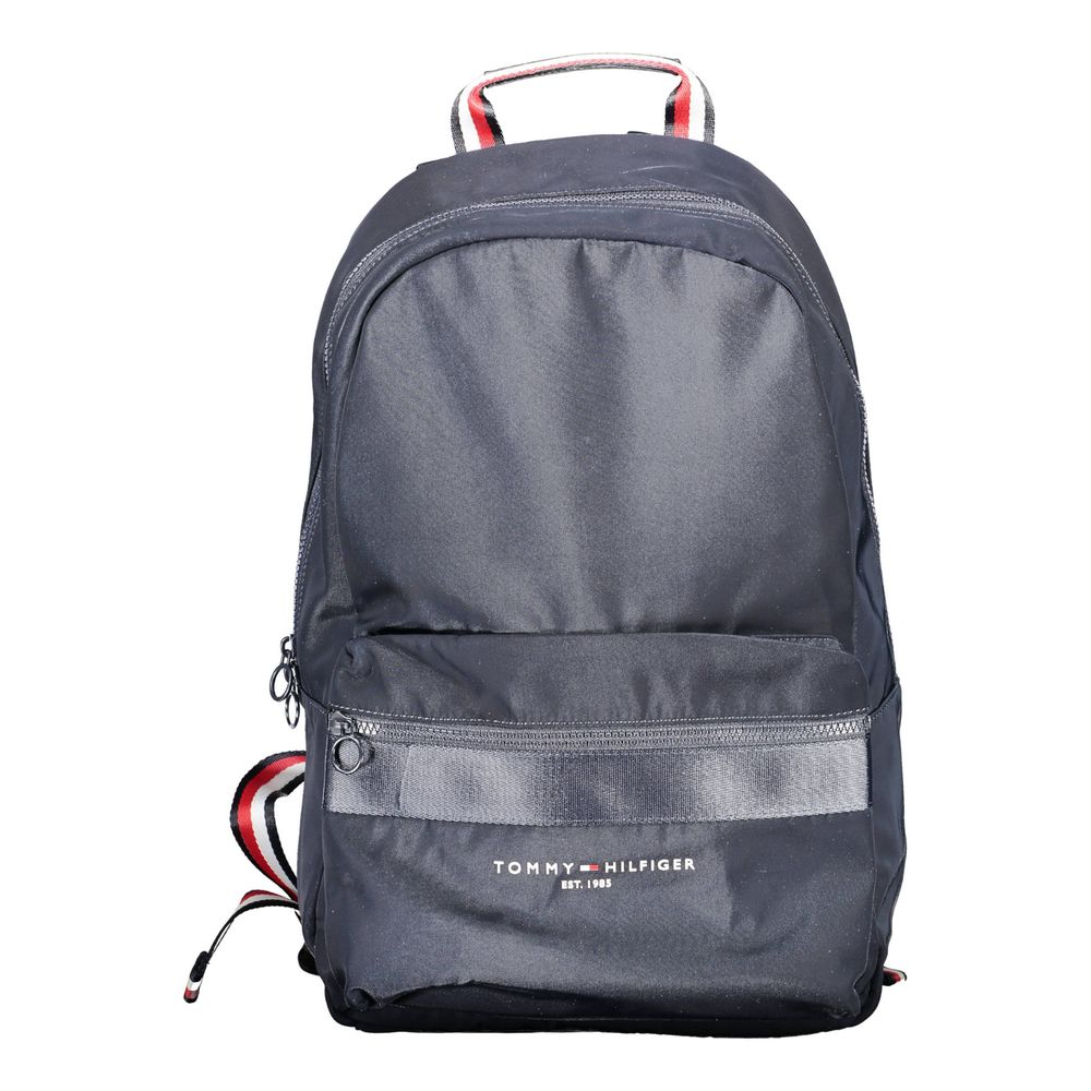 Blue Polyester Backpack