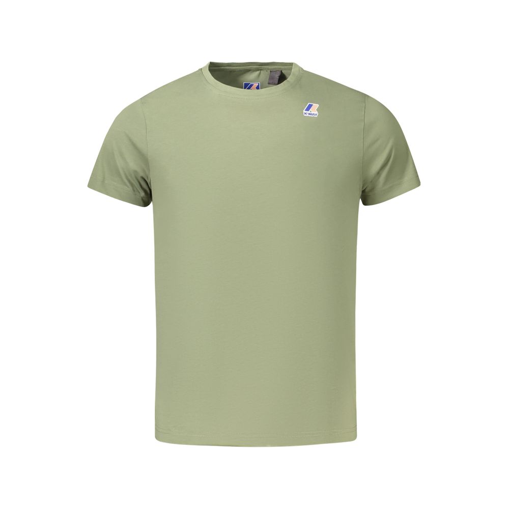 K-WAY Green Cotton Men T-Shirt