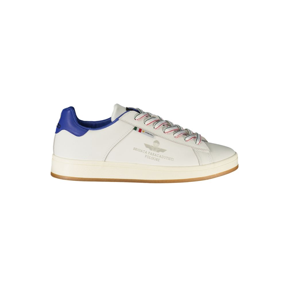 White Leather Men Sneaker