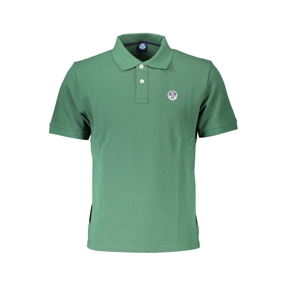 North Sails Green Cotton Polo Shirt