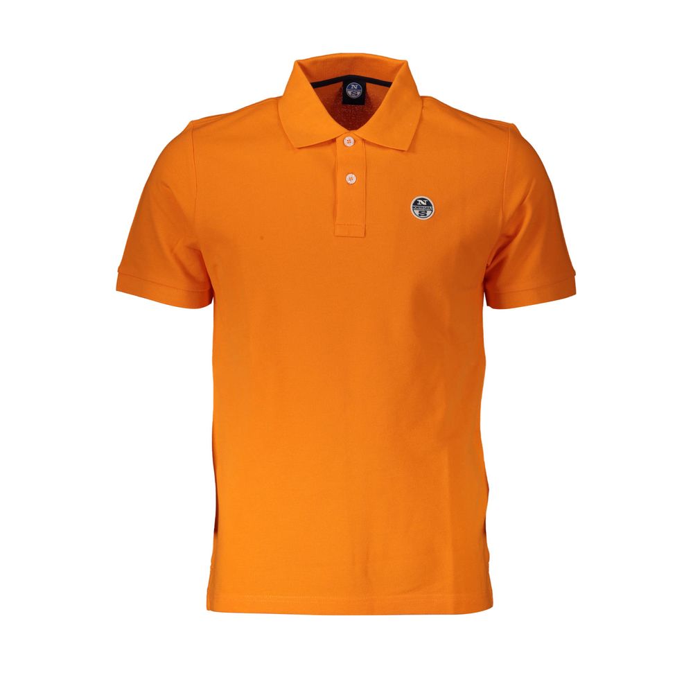 North Sails Orange Cotton Polo Shirt