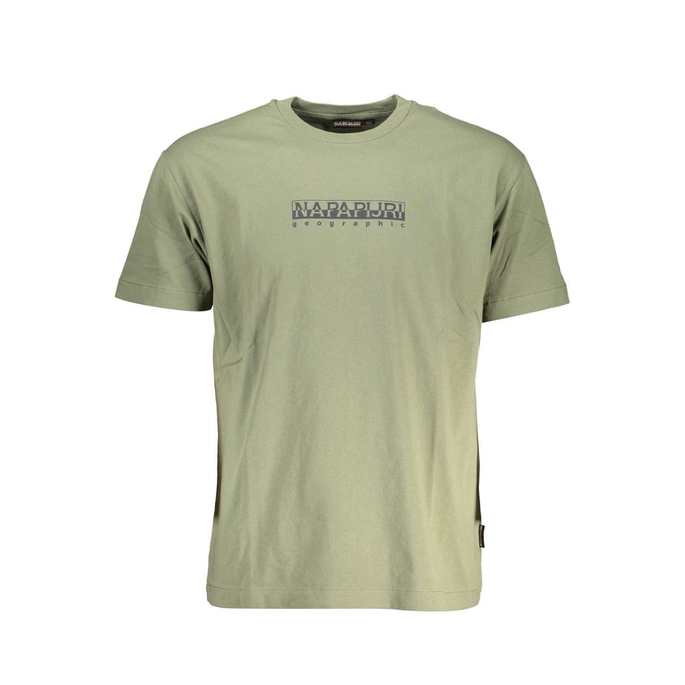 Napapijri Green Cotton T-Shirt