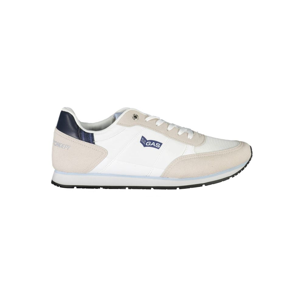 White Polyester Sneaker