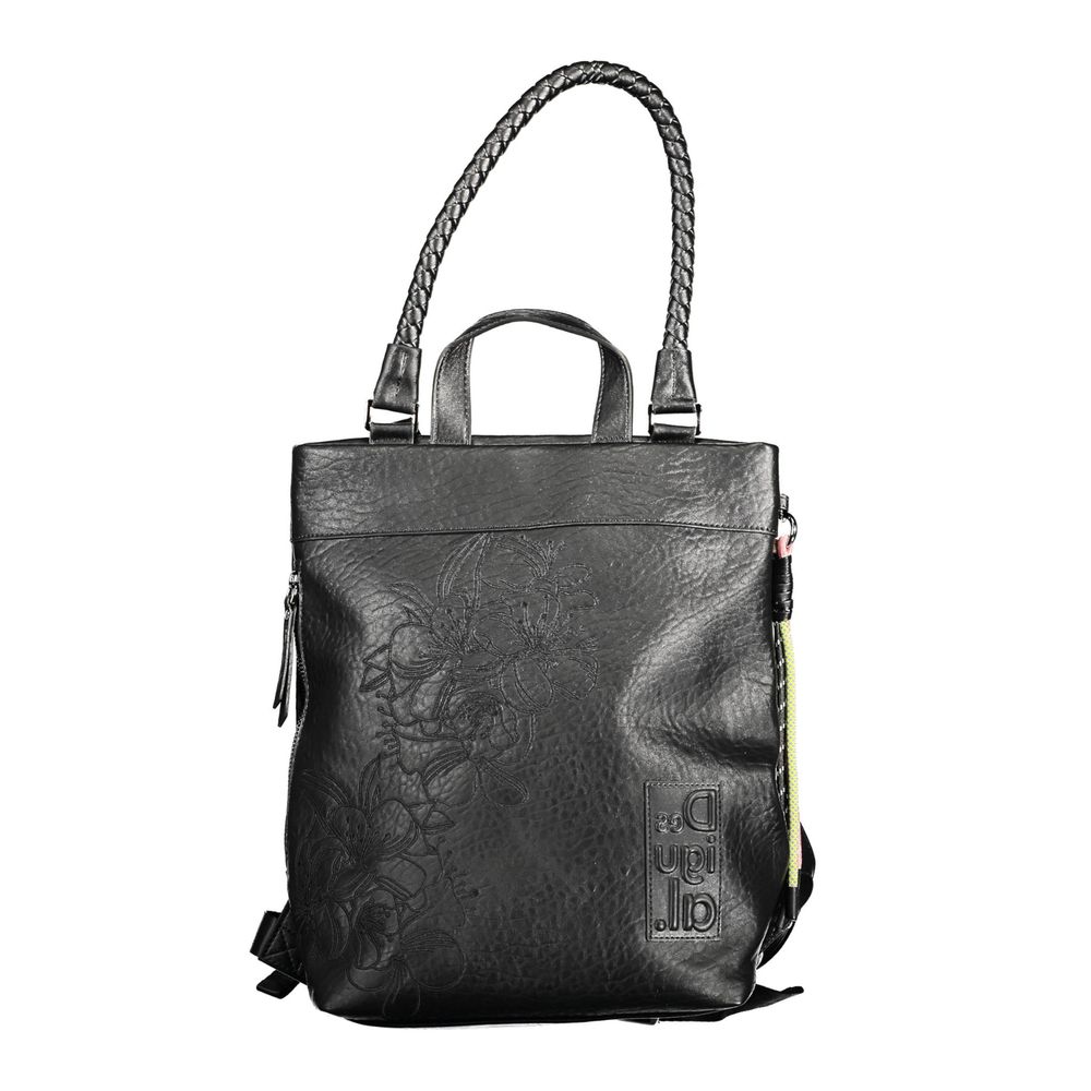 Black Polyethylene Backpack