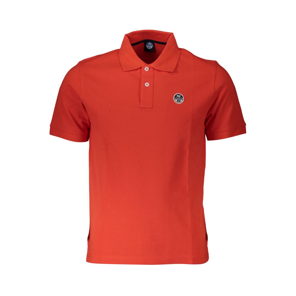 North Sails Red Cotton Polo Shirt