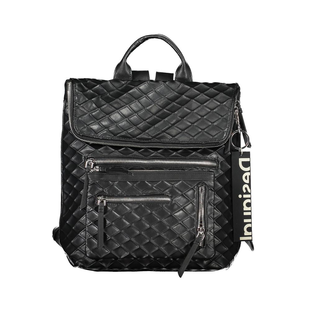 Black Polyethylene Backpack