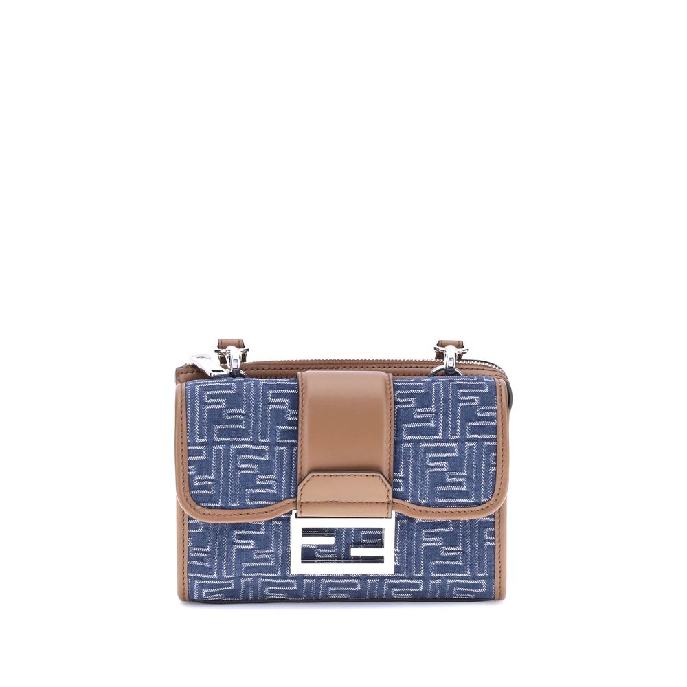 Baguette denim Shoulder Bag