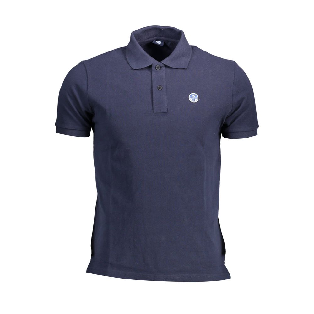North Sails Blue Cotton Polo Shirt