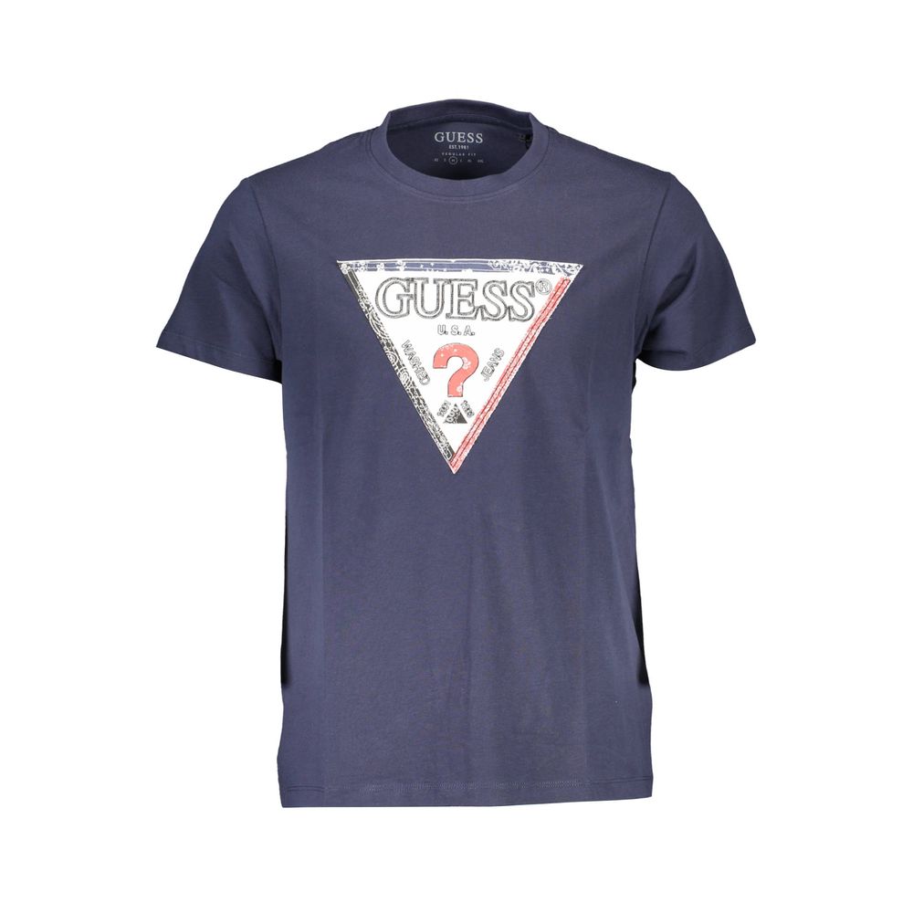 Guess Jeans Blue Cotton T-Shirt