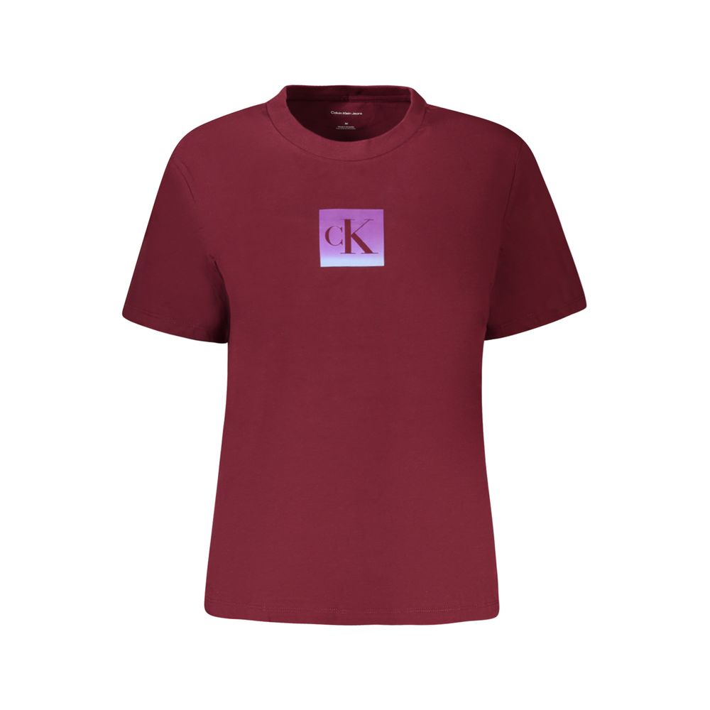 Red Cotton Tops & T-Shirt