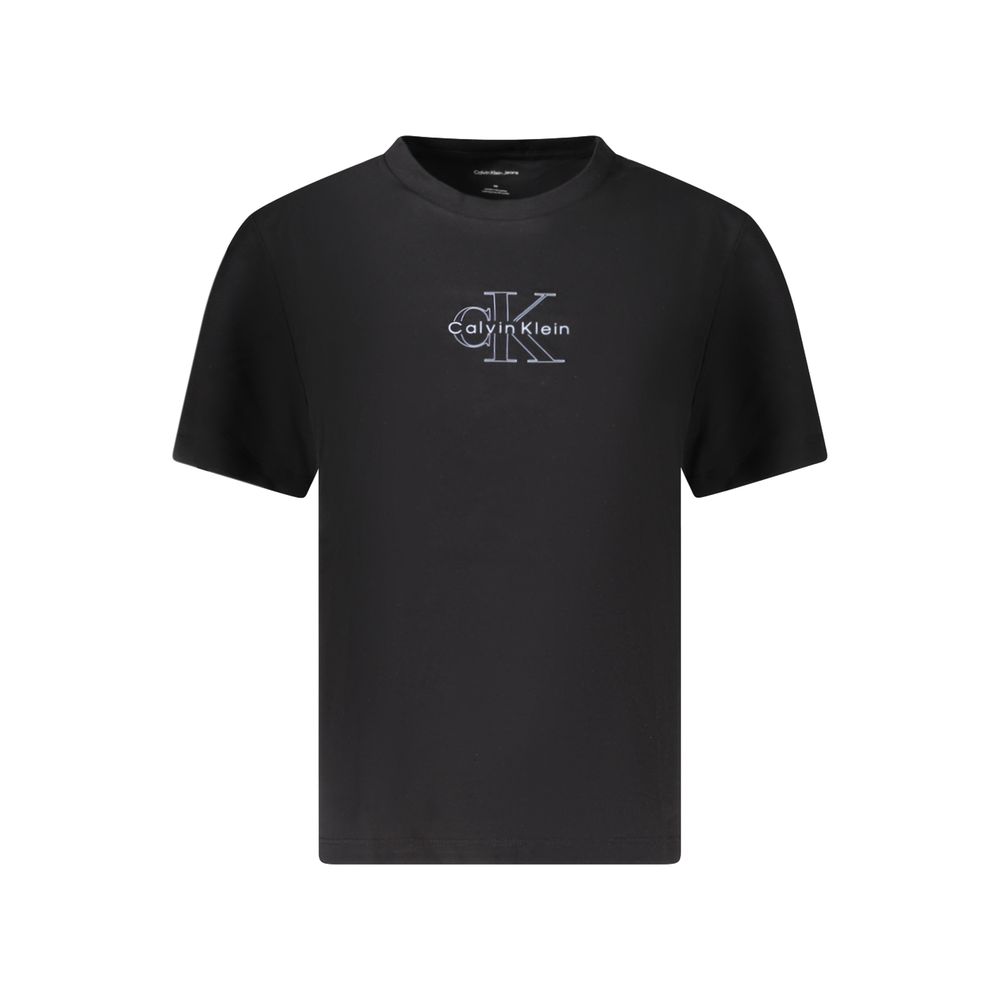 Black Cotton Tops & T-Shirt