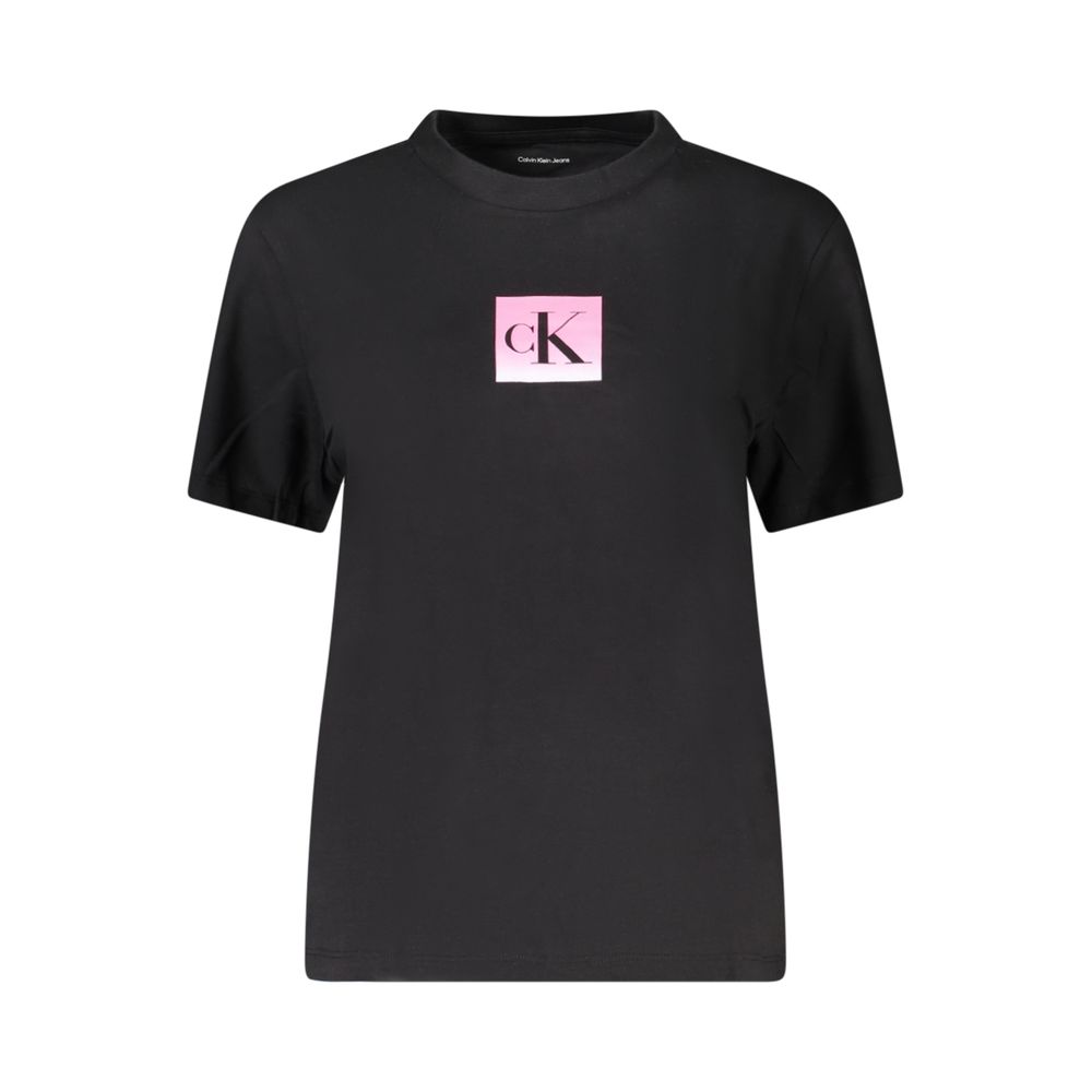 Black Cotton Tops & T-Shirt