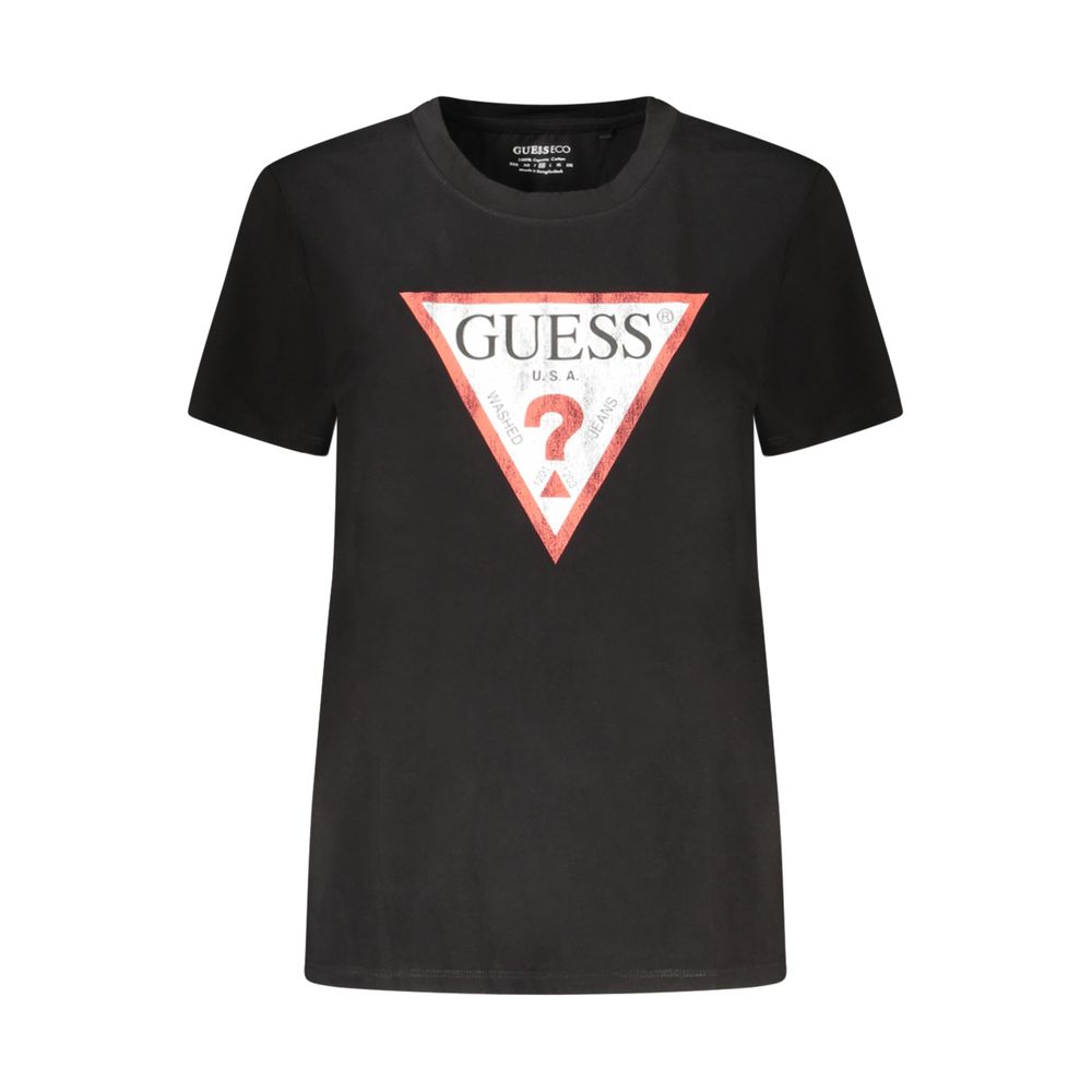 Black Cotton Tops & T-Shirt