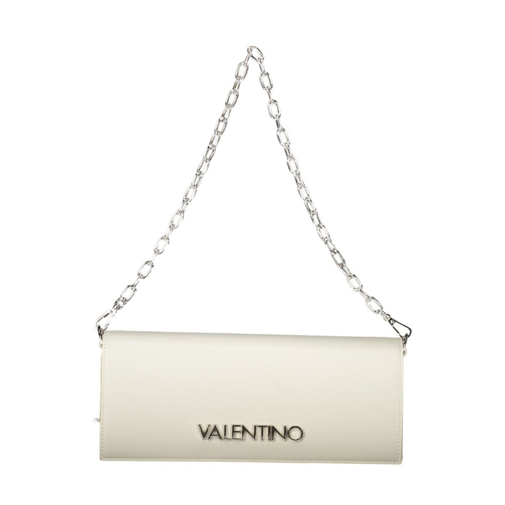 White Polyethylene Women Handbag
