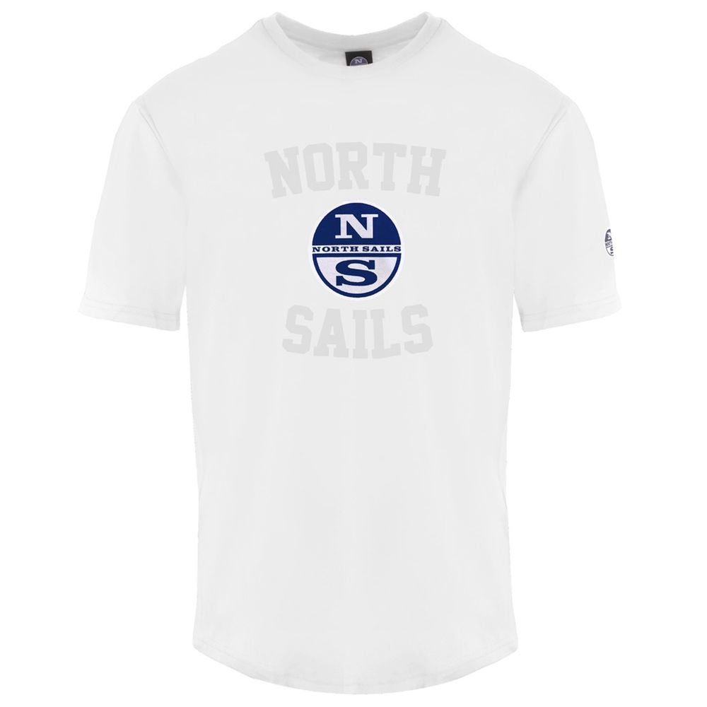 White Cotton Men's T-Shirt