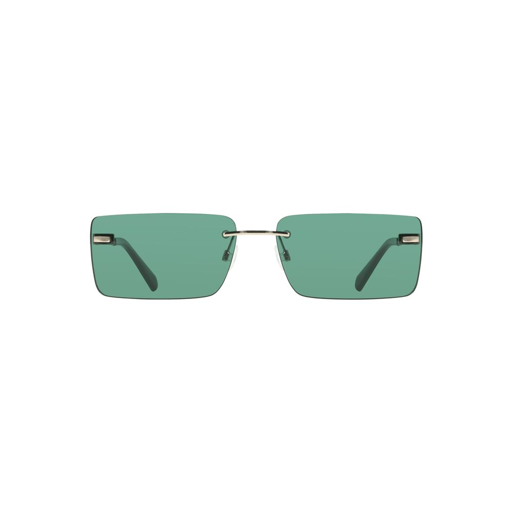Green Metal Women Sunglass