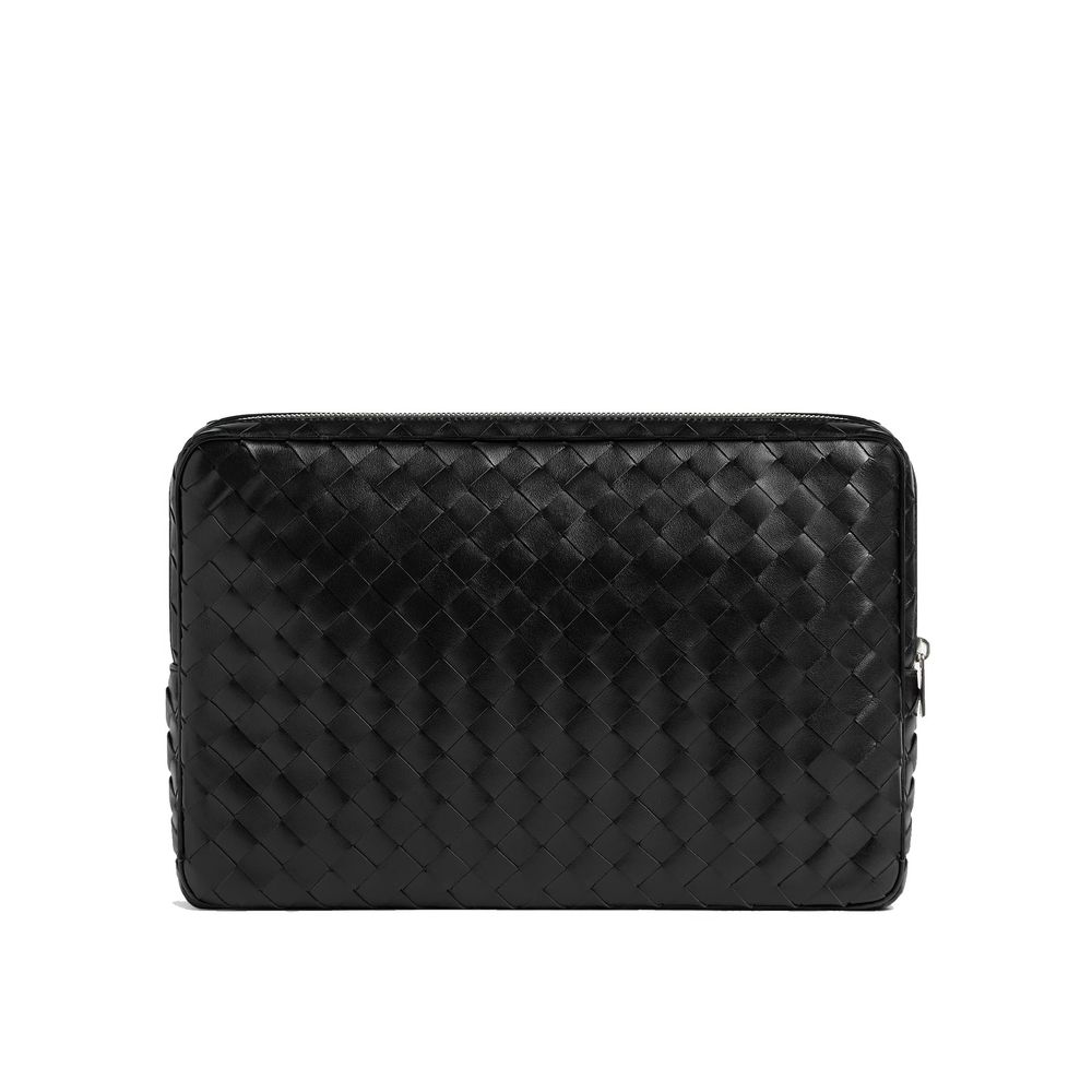 Intrecciato Zippered Laptop Case Bag
