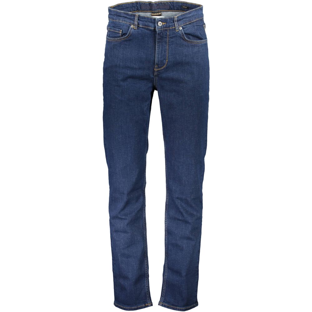 Blue Cotton Jeans & Pant