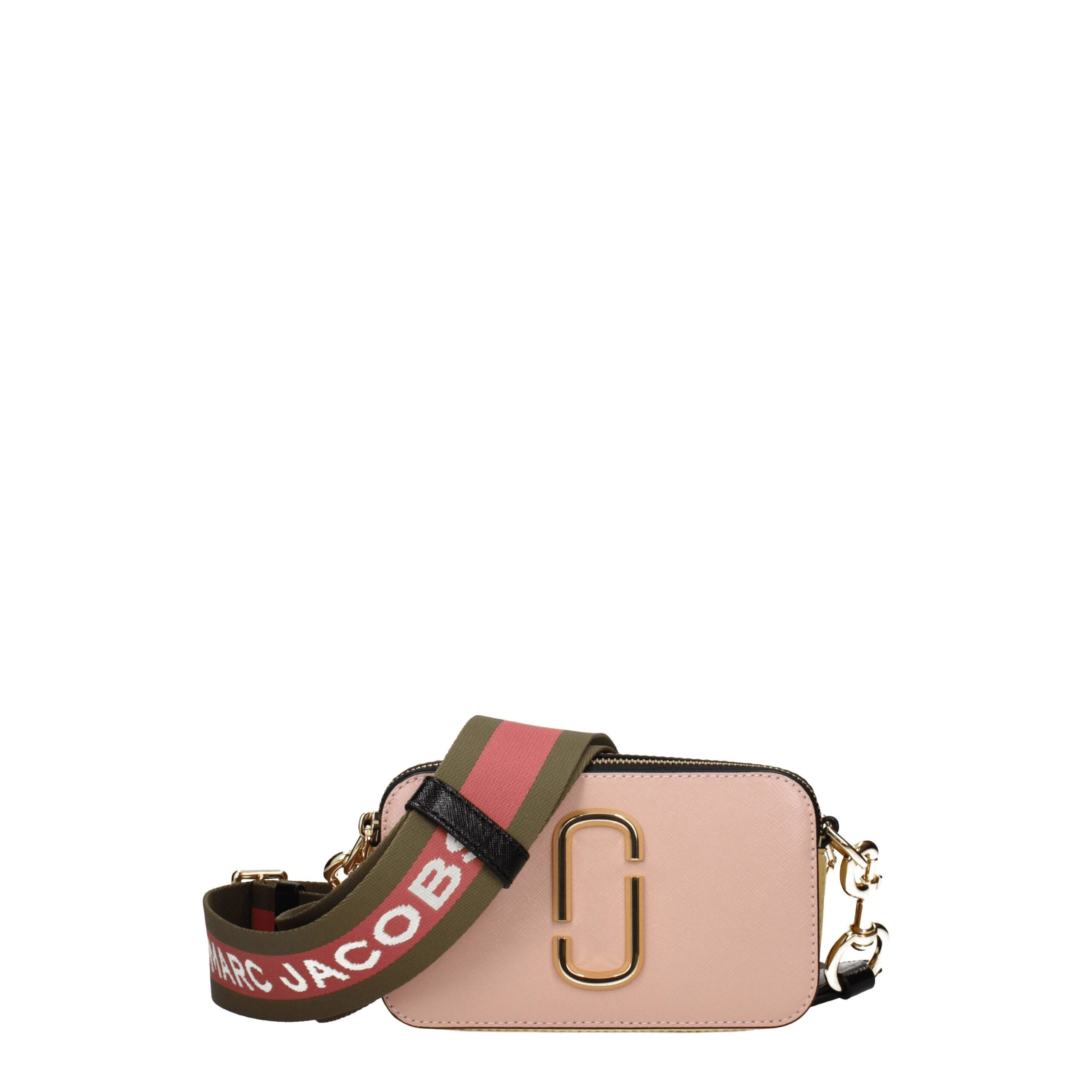 Pink Leather Crossbody Bag