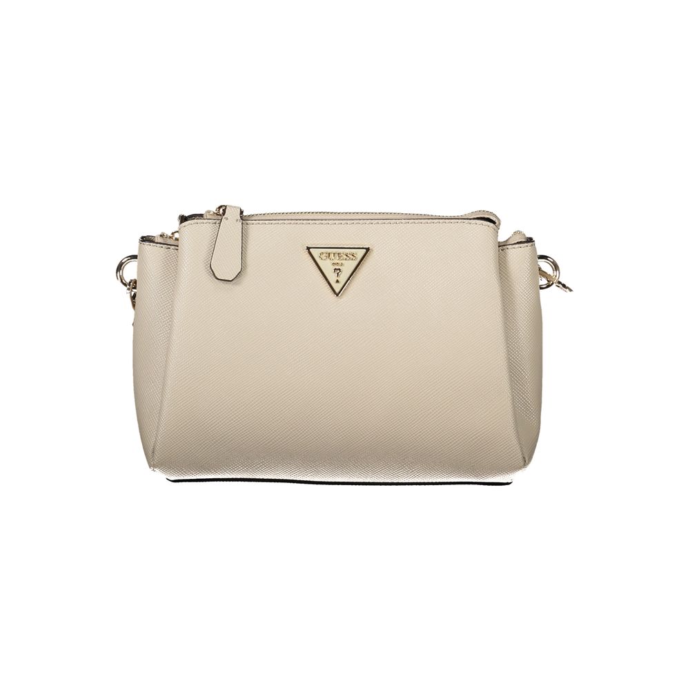 Beige Polyethylene Handbag