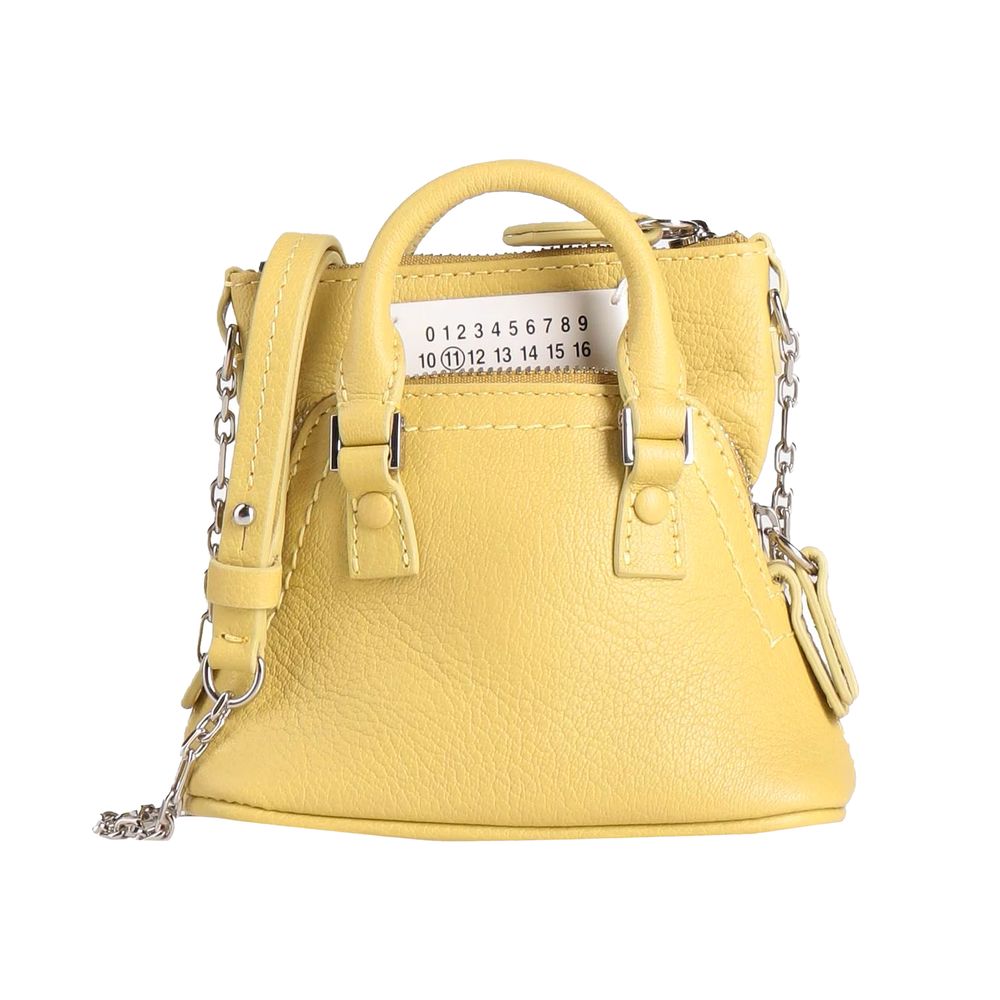 Yellow Goatskin Crossbody Bag
