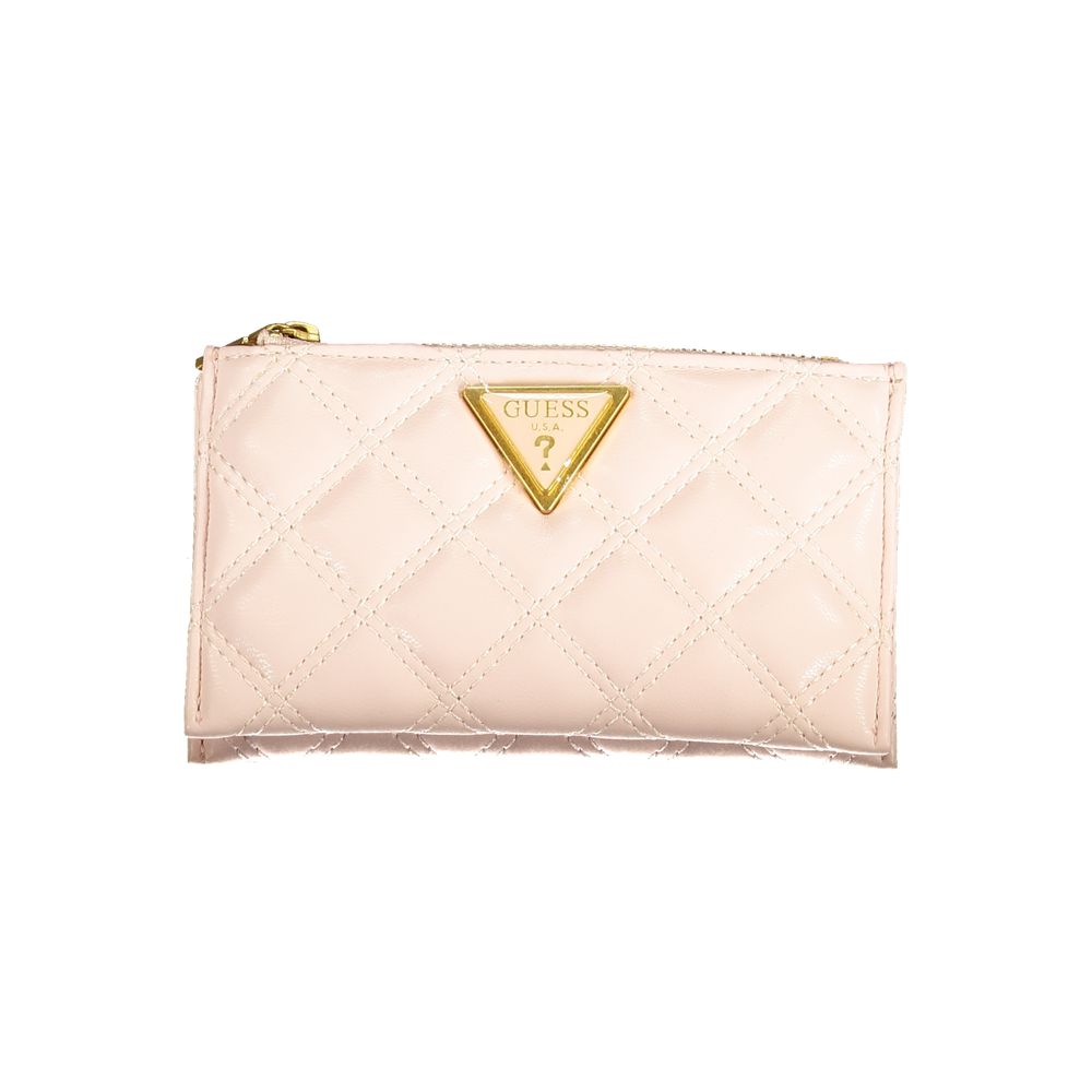 Pink Polyethylene Women Wallet