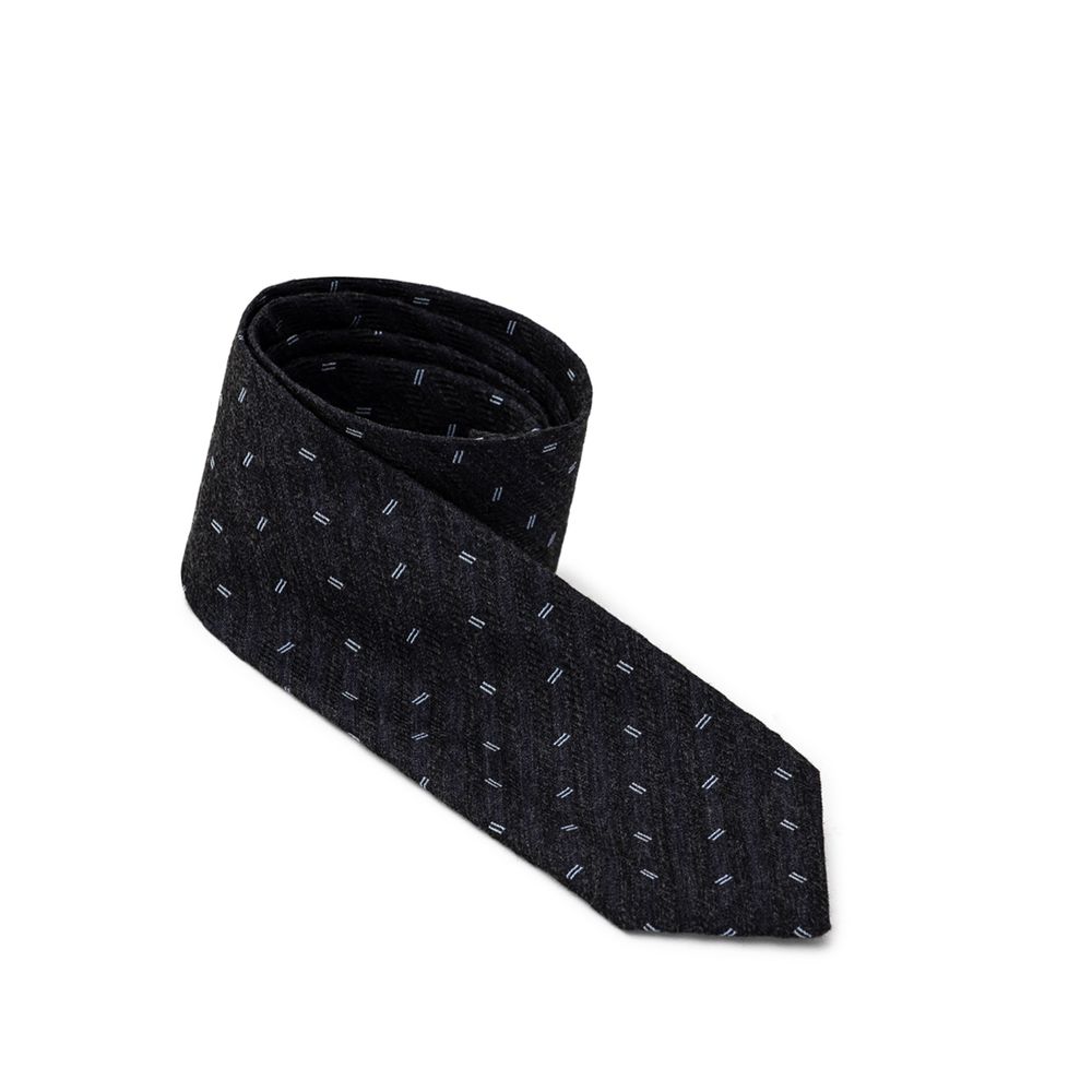 Gray Silk Ties & Bowty