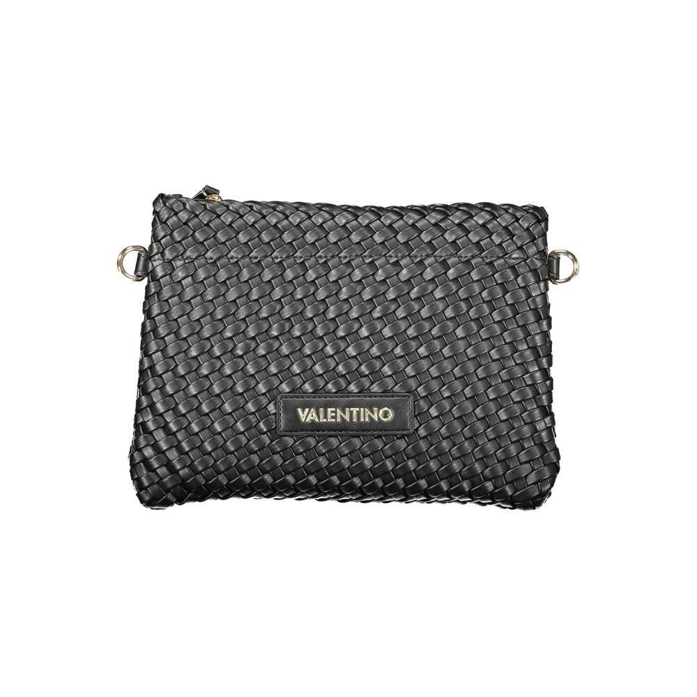 Black Polyethylene Women Handbag