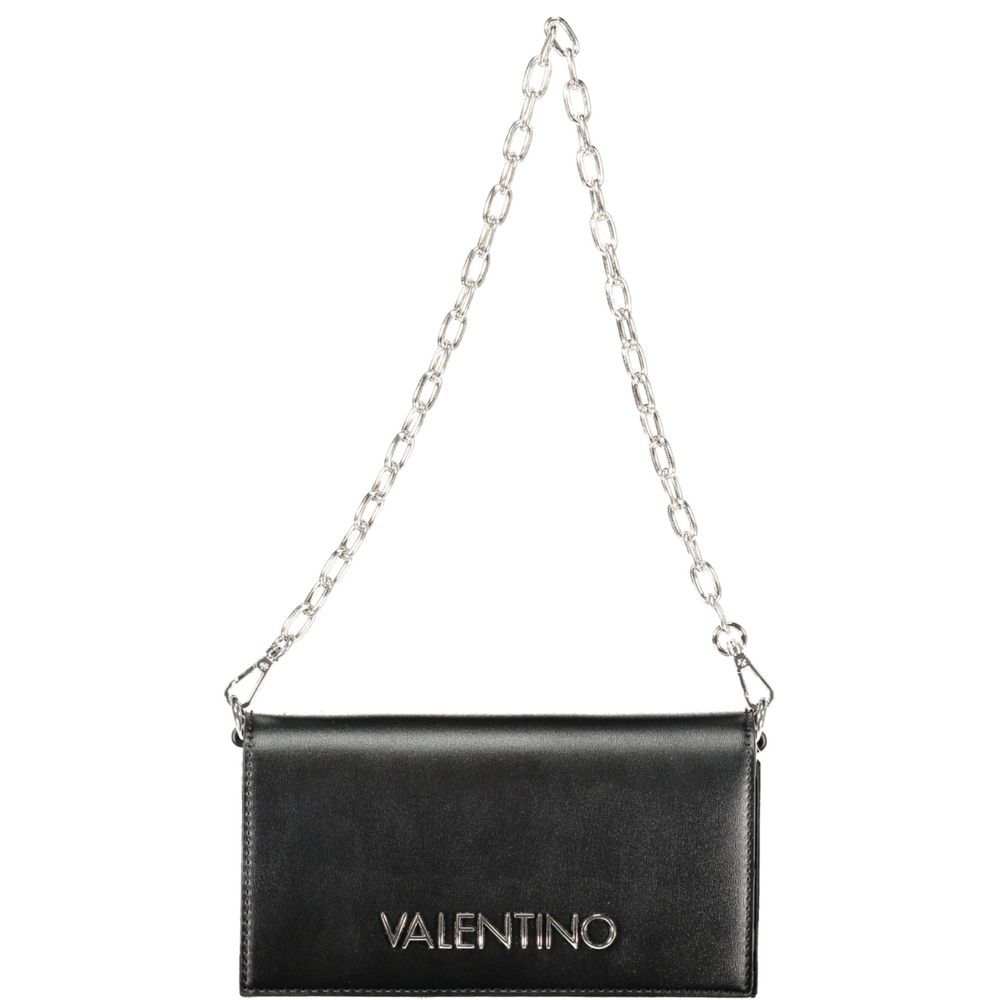 Black Polyethylene Women Handbag
