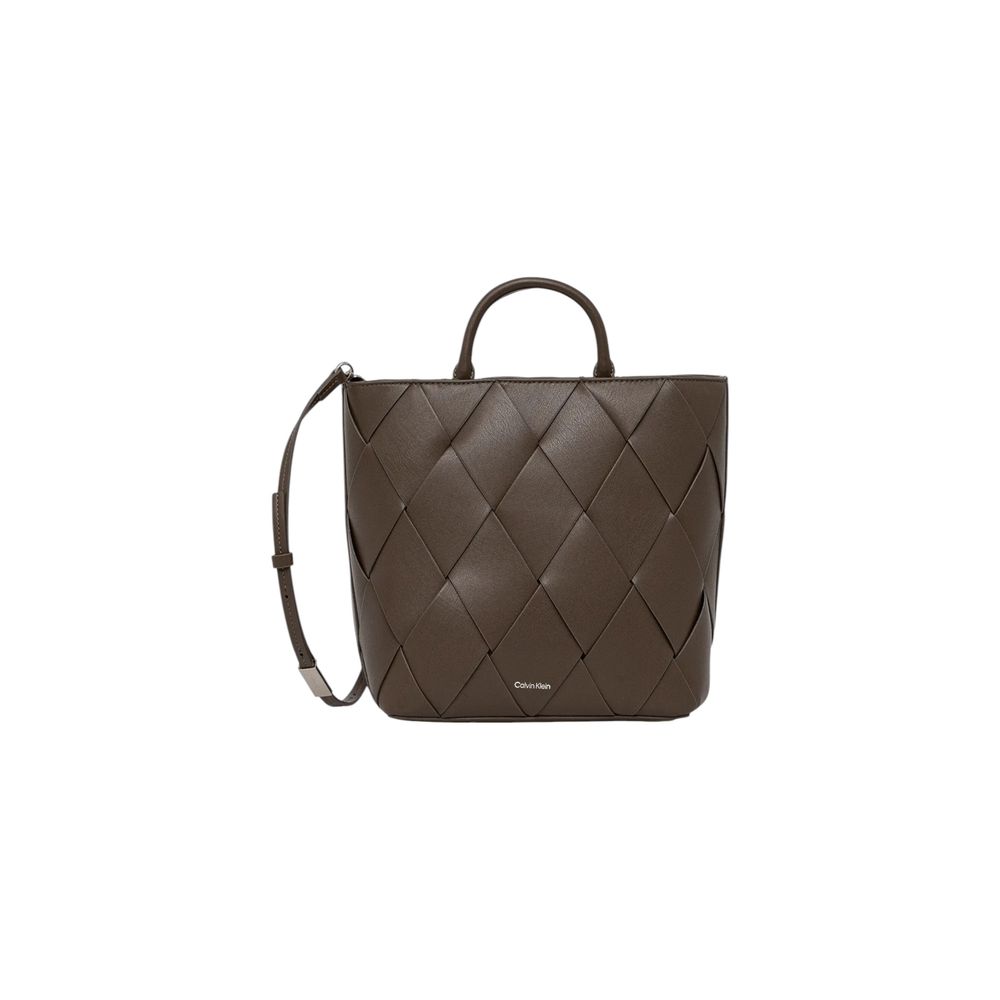 Brown Polyethylene Handbag