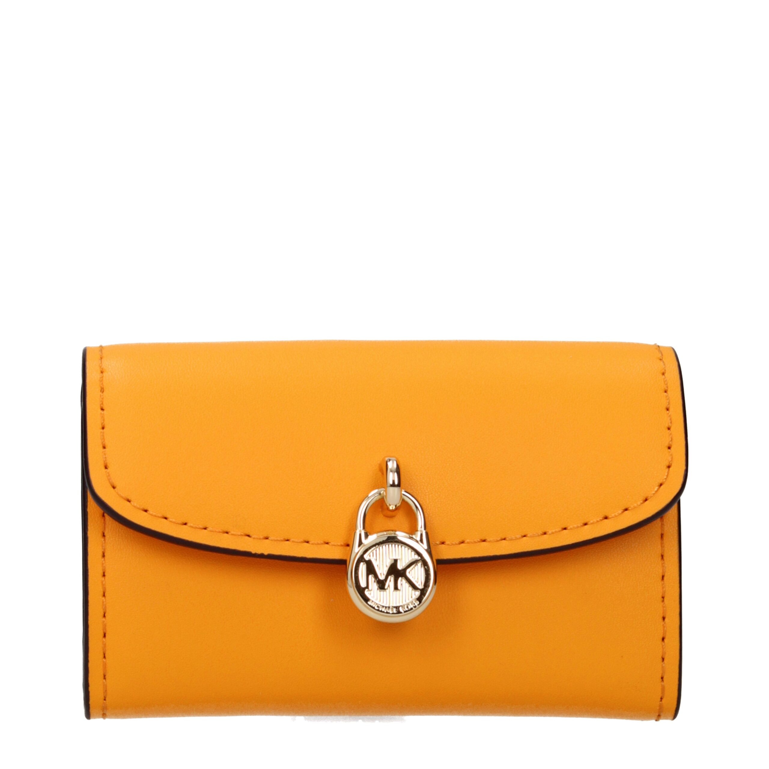 Orange Leather Wallets