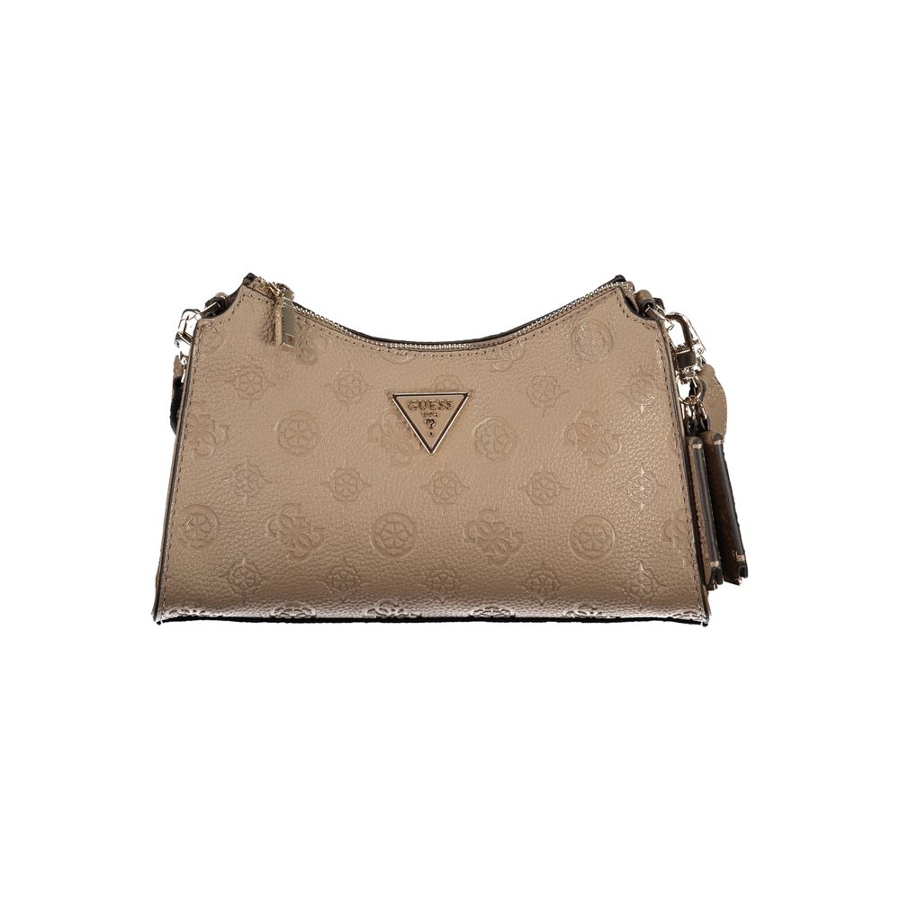 Beige Polyethylene Handbag
