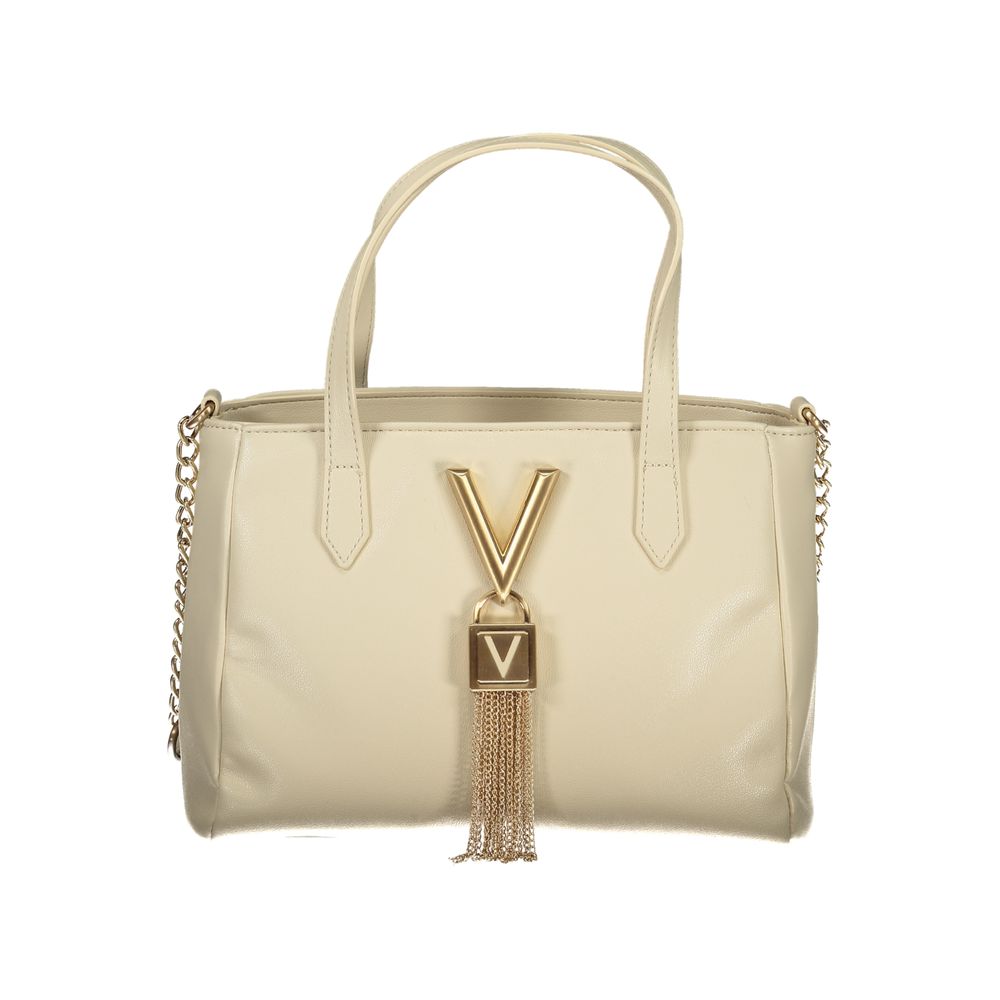 Beige Polyethylene Handbag