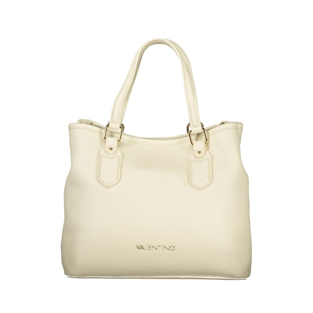 Beige Polyethylene Handbag