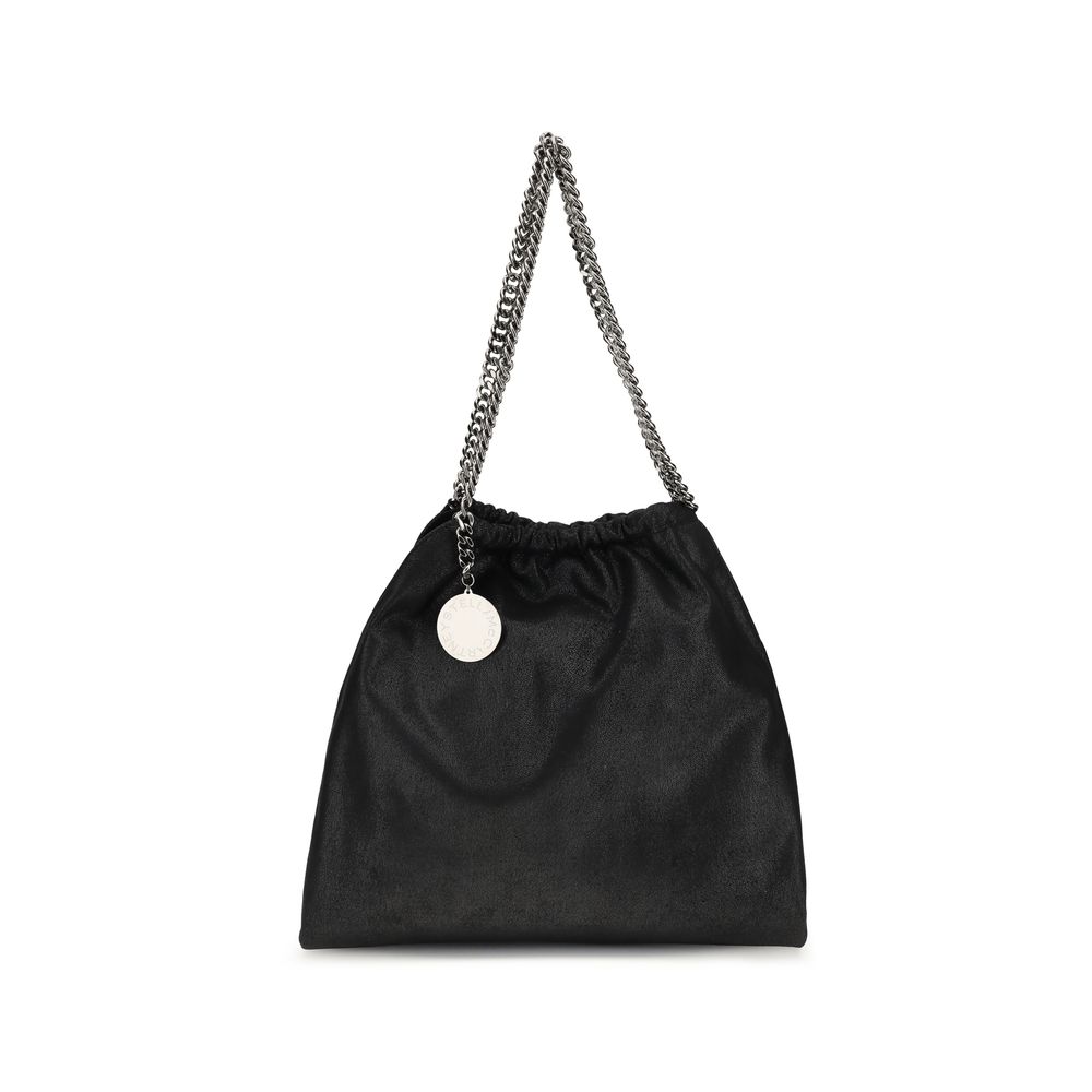 Black Polyester Shoulder Bag
