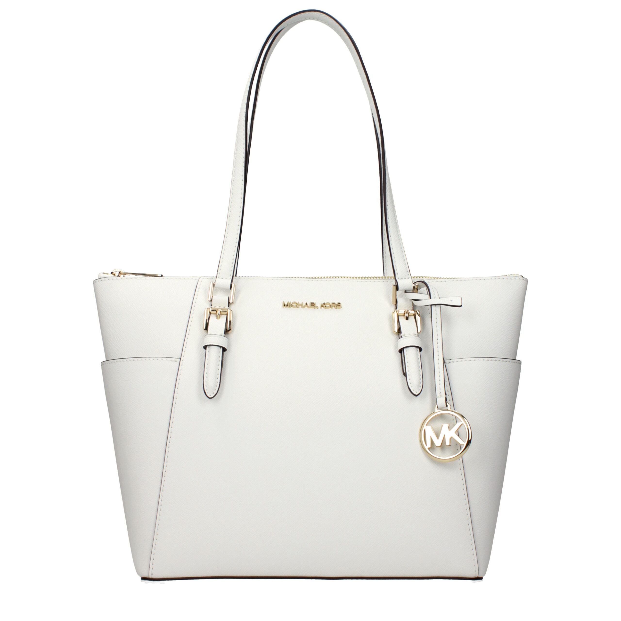 White Leather Shoulder Bag